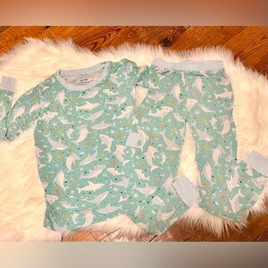 Little Sleepies Shark Print Pajamas